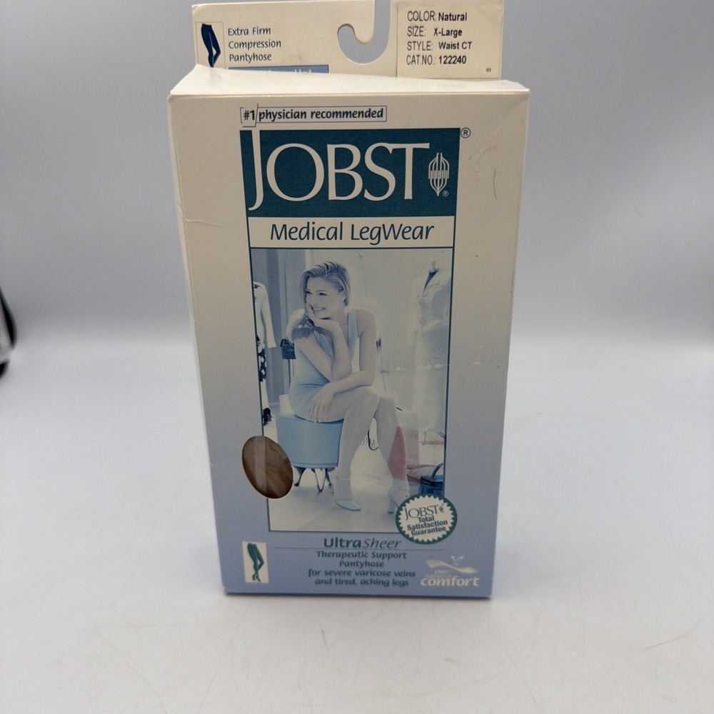 JOBST UltraSheer Compression Pantyhose XL Natural 30-40 mmHg Waist CT 122240 New